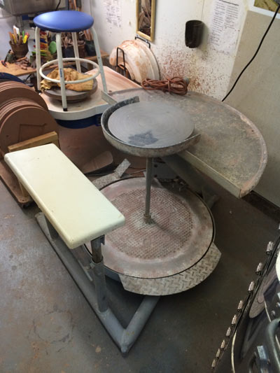 Well-used Lockerbie wheel winds up in Barley Hollow studio